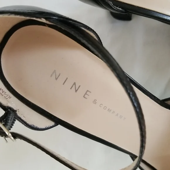 NINE & C0 Black High Heel Shoe 8.5 - Picture 4 of 9